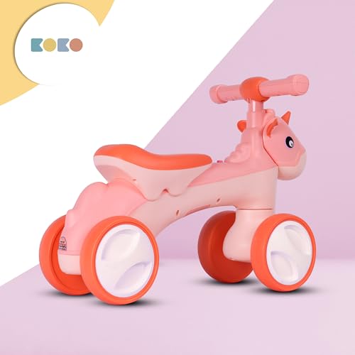 Refurbished Koko Hurricane Balance Bike for Toddlers – Lightweight Ride-On Toy with Sturdy Wheels, Safe and Fun Indoor/Outdoor Bike for Kids, Ages 1-3 (Orange)