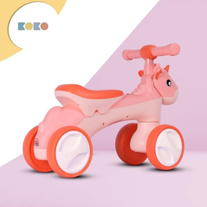 Refurbished Koko Hurricane Balance Bike for Toddlers – Lightweight Ride-On Toy with Sturdy Wheels, Safe and Fun Indoor/Outdoor Bike for Kids, Ages 1-3 (Orange)