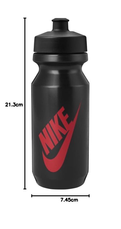 Refurbished Nike Polyethylene Big Mouth Bottle 2.0 Graphic 650ml (Black/Red)