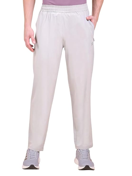 DCYPHR Men's Mono Flex Track Pant- Light Grey