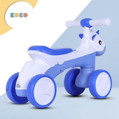 Refurbished Koko Hurricane Balance Bike for Toddlers – Lightweight Ride-On Toy with Sturdy Wheels, Safe and Fun Indoor/Outdoor Bike for Kids, Ages 1-3 (Blue)