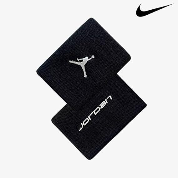 Nike Jordan Jumpman Dry Fit Wristbands (Black/White)
