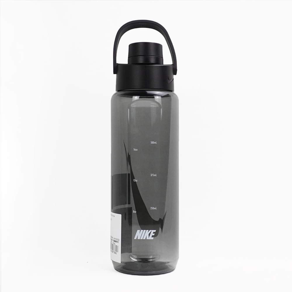 Refurbished Nike Plastic Tr Recharge Chug Water Bottle 24 Oz 680 ML [Anthracite/Black/White]