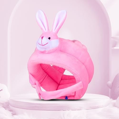 Koko Baby Safety Helmet for Toddlers – Adjustable Head Protector for Crawling & Walking – Soft, Lightweight, Anti-Fall Bumper Hat for Infants, Kids – Ideal Head Safety Gear (Pink Rabbit)