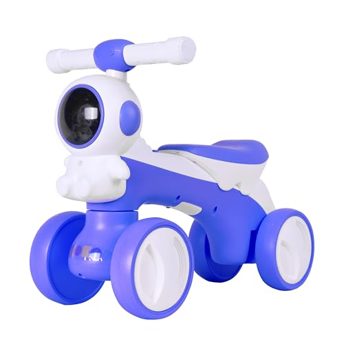 Refurbished Koko Astronaut Balance Bike for Toddlers – Lightweight Ride-On Toy with Sturdy Wheels, Safe and Fun Indoor/Outdoor Bike for Kids, Ages 1-3 (Blue)