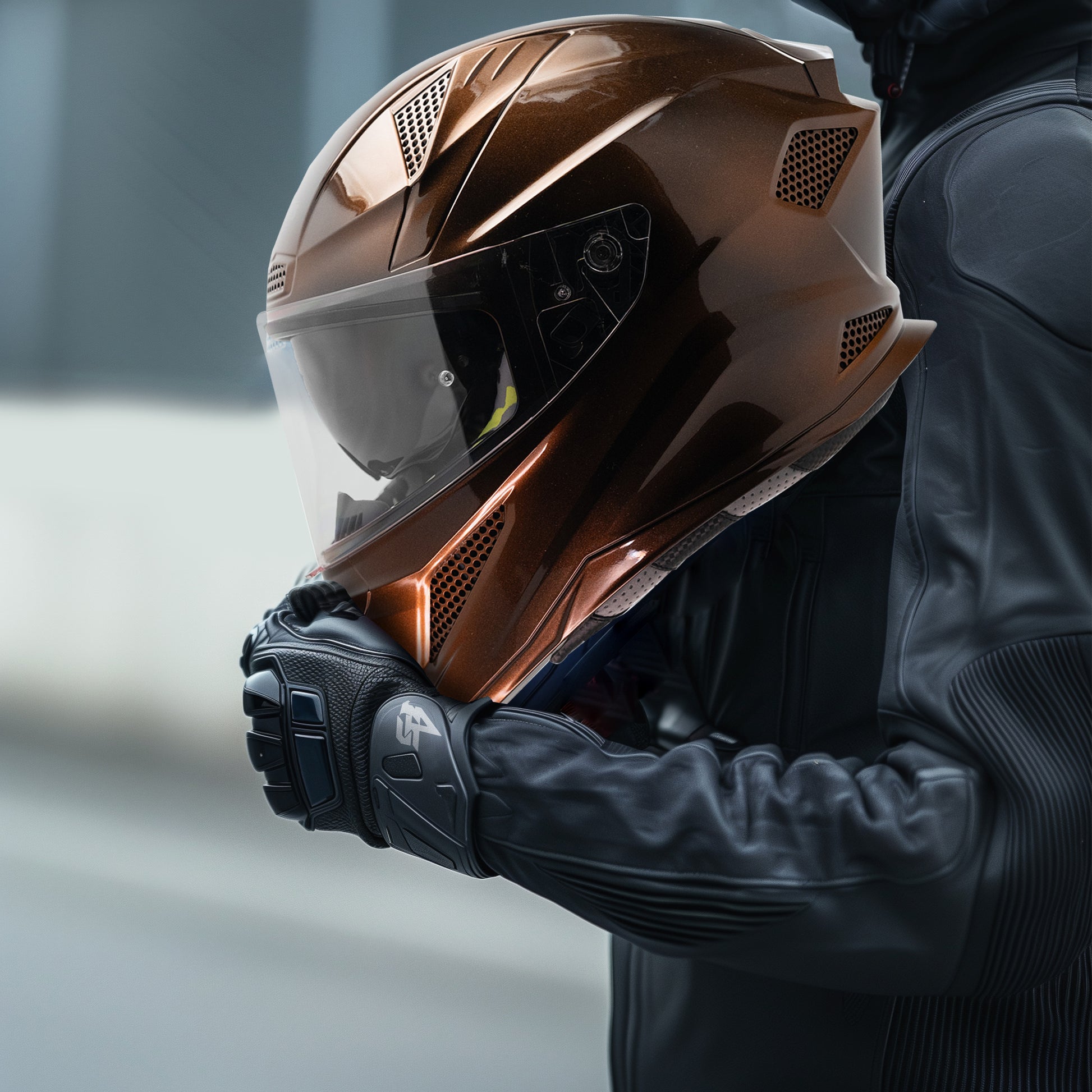 brown motorcycle helmet Steelbird SBH-25 Breeze On Ombre 7Wings ISI Certified Full Face Helmet – Shop On Steelbird