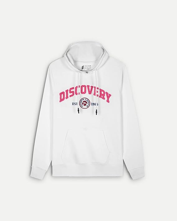 DCYPHR Discovery Varsity 1985 Hoodie - Bright White