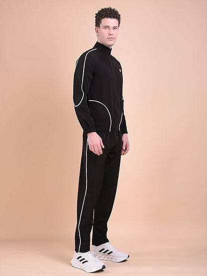 DCYPHR Men's Flex Grid Tracksuit- Black
