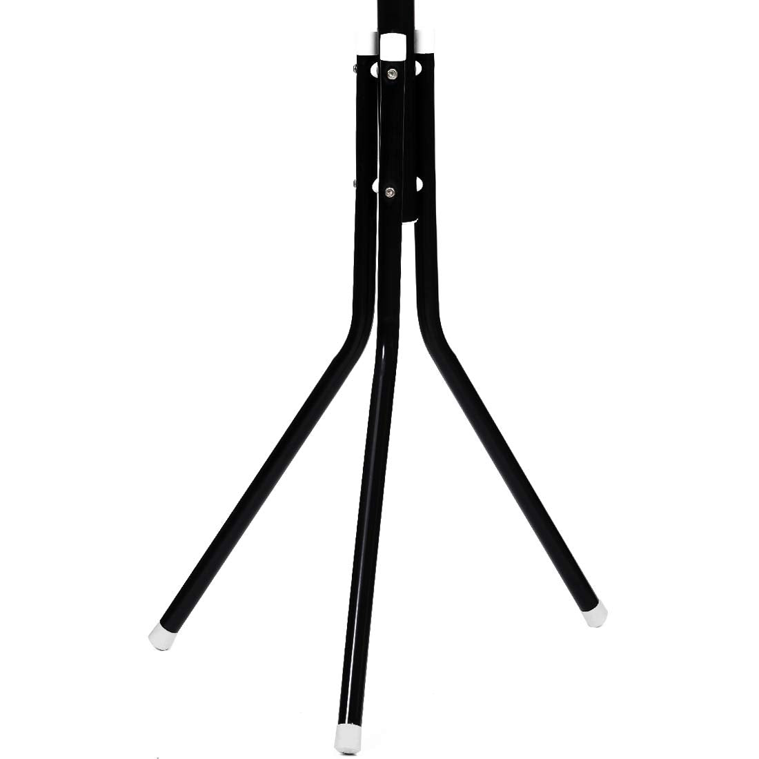 Steelbird Coat Hanger/Clothes Hanger Stand/ 6 Hook Hanging Pole Rack Clothes Hanger Coat Stand (Black)