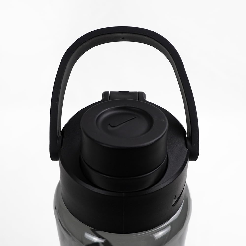 Refurbished Nike Plastic Tr Recharge Chug Water Bottle 24 Oz 680 ML [Anthracite/Black/White]