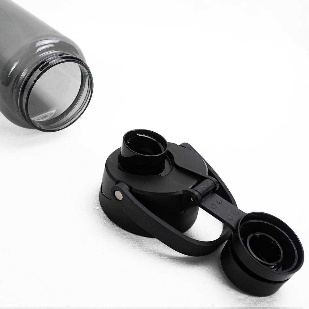 Refurbished Nike Plastic Tr Recharge Chug Water Bottle 24 Oz 680 ML [Anthracite/Black/White]