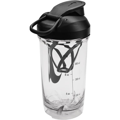 Refurbished Nike TR RECHARGE SHAKER BOTTLE 16 OZ, 300ml (Clear/Black)