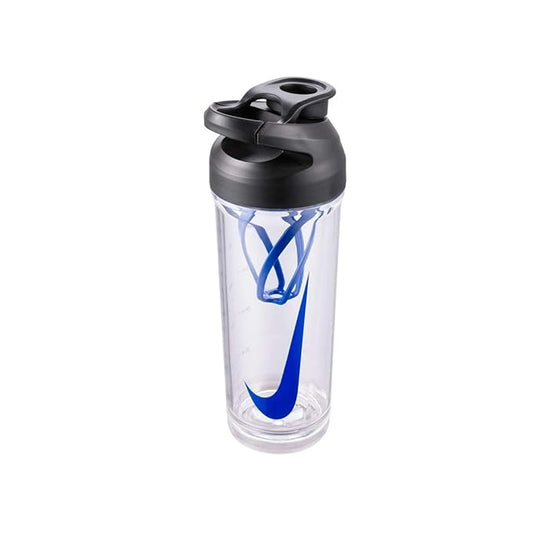 Nike Unisex – Adult's TR HYPERCHARGE SHAKER BOTTLE Drinking, (Clear/Black/Game Royal/Game Royal, 709ml)