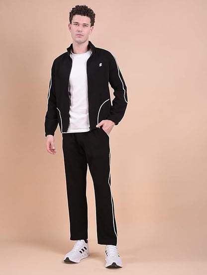 DCYPHR Men's Flex Grid Tracksuit- Black