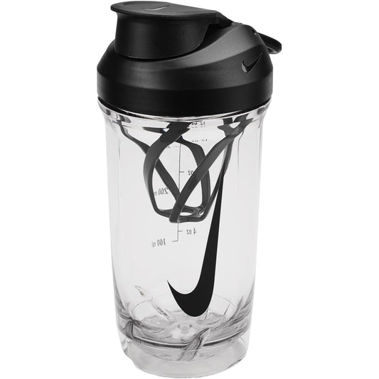 Refurbished Nike TR RECHARGE SHAKER BOTTLE 16 OZ, 300ml (Clear/Black)