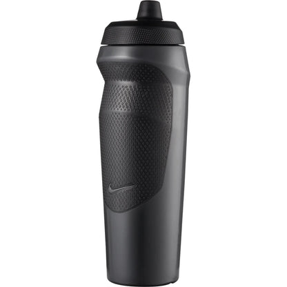 Refurbished Nike Hype Sport Rubber Squeeze Water Bottle 20 Oz (Anthracite/Black)