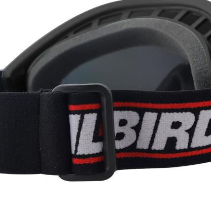 Steelbird 7Wings Motocross ATV/Dirt Bike Goggles, Unisex Eye Protection for Riding (Pack of 1, Black with Gold)