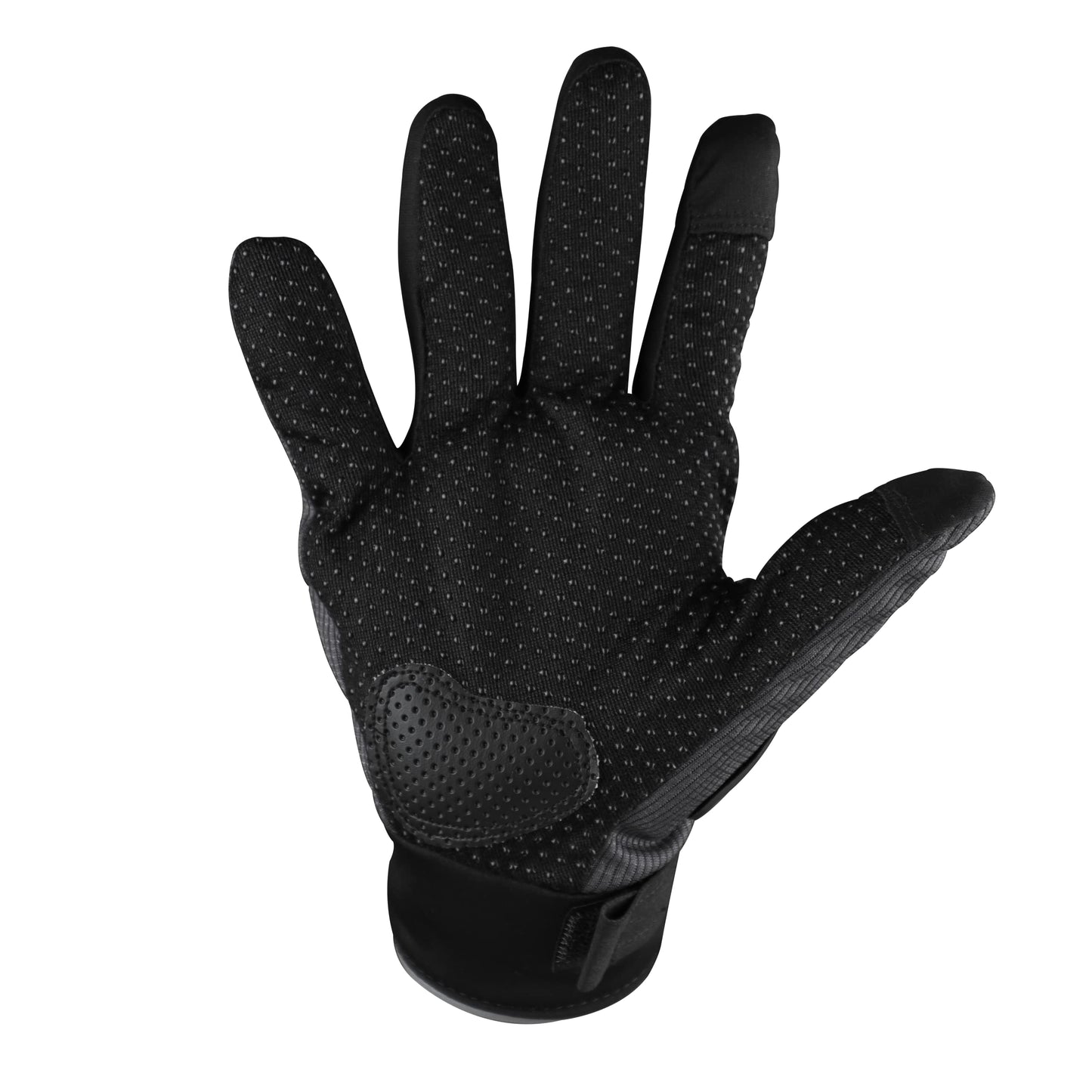 Refurbished Steelbird Full Finger Bike Riding Gloves with Touch Screen Sensitivity at Thumb and Index Finger, Protective Off-Road Motorbike Racing (Grey Grey)