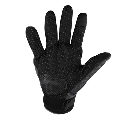 Refurbished Steelbird Full Finger Bike Riding Gloves with Touch Screen Sensitivity at Thumb and Index Finger, Protective Off-Road Motorbike Racing (Grey Grey)