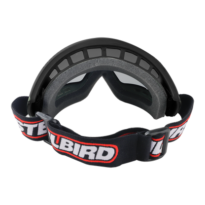 Steelbird 7Wings Motocross ATV/Dirt Bike Goggles, Unisex Eye Protection for Riding (Pack of 1, Black with Clear)