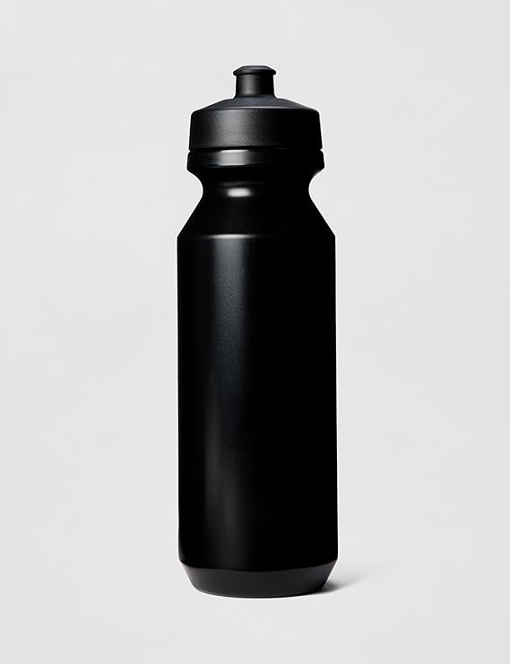 Refurbished Nike Unisex Plastic Big Mouth Water Bottle 22 ounces (Black/White)