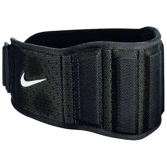 Nike Unisex Black Structured Training Belt 3.0 (Black)