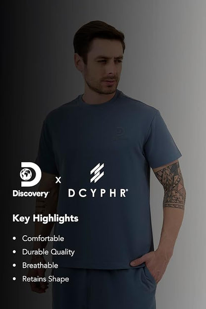 DCYPHR Discovery Men's Lounge Explorer Tee- Dark Cloud