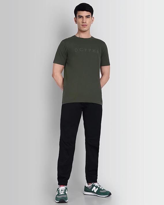 DCYPHR Essentials Stretch Brand Tee- Climbing Olive