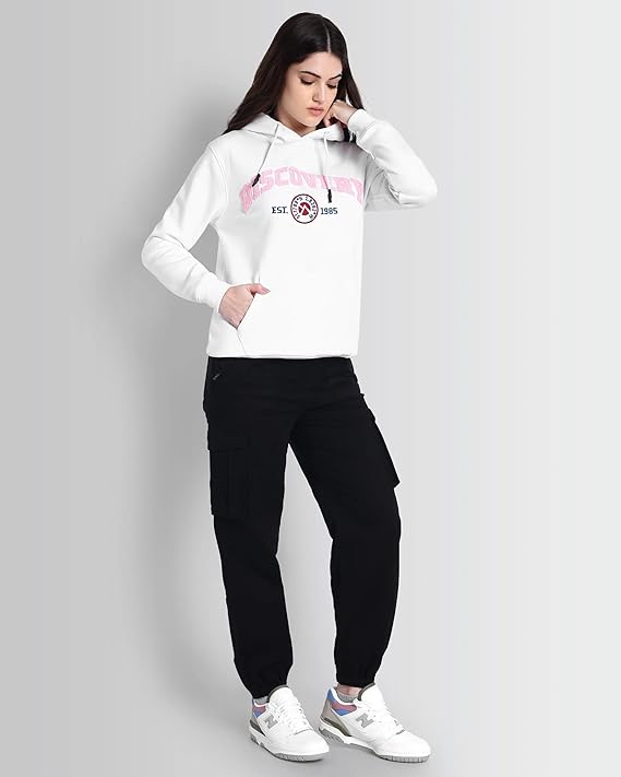 DCYPHR Discovery Varsity 1985 Hoodie - Bright White