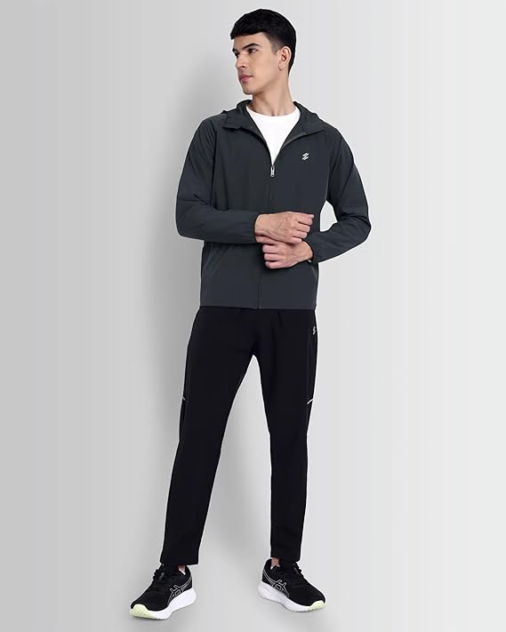 DCYPHR Active Explorer Windbreaker- Charcoal