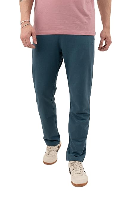 DCYPHR Men's Lightweight Terry Track Pants- Deep Teal