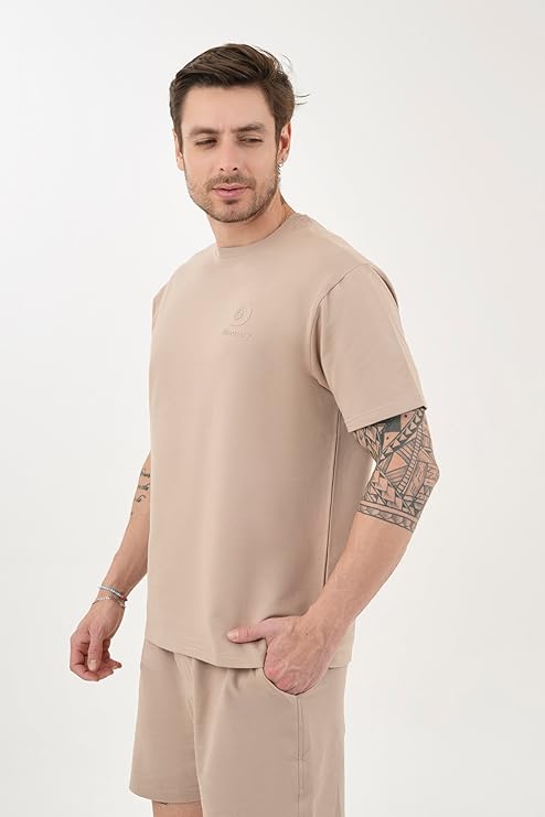 DCYPHR Discovery Men's Lounge Explorer Tee- Dune Earth