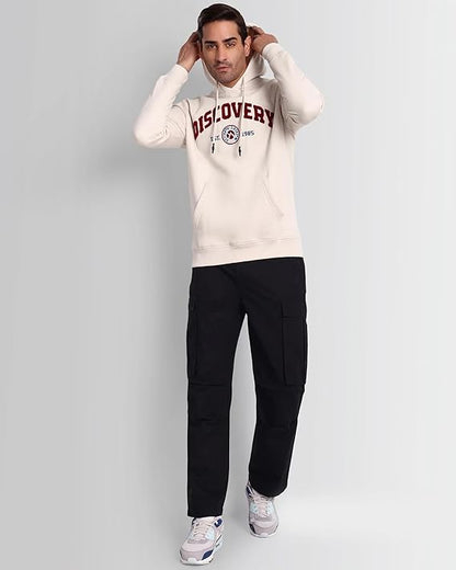 DCYPHR Discovery Varsity 1985 Hoodie - Light Beige