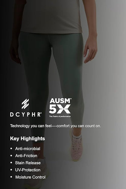 DCYPHR Women's AUSM5X™ High-Rise Pants- Ice Green