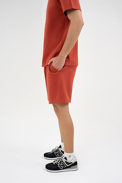 DCYPHR Discovery Men's Lounge Explorer Shorts- Burnt Orange