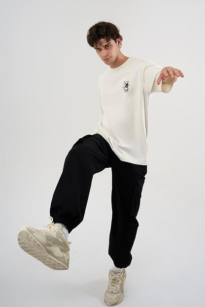 DCYPHR Discovery Men's We are Nature Graphic Tee-Off-White