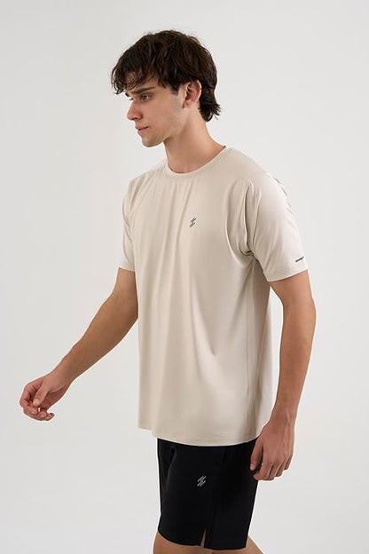 DCYPHR Men's AUSM5X™ Raglan Tee- Ivory Mist