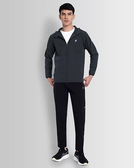 DCYPHR Active Explorer Windbreaker- Charcoal