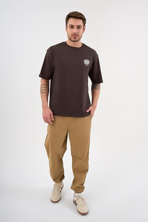 DCYPHR Discovery Men's Jaguar Graphic Tee- Truffle