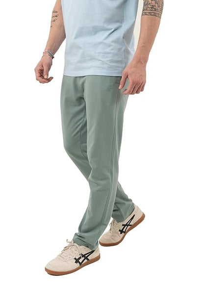 DCYPHR Men's Lightweight Terry Track Pants - Ice Green
