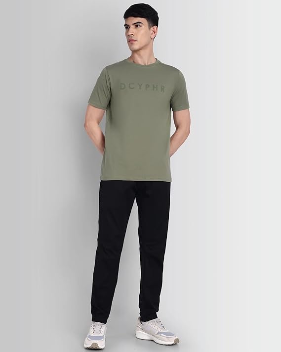 DCYPHR Essentials Stretch Brand Tee- Mud
