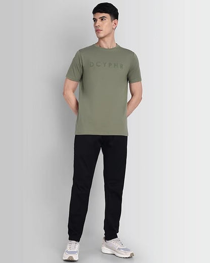 DCYPHR Essentials Stretch Brand Tee- Mud