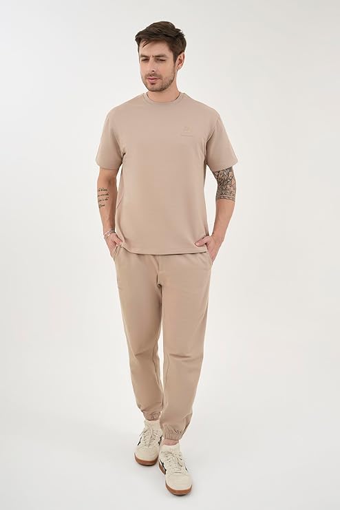 DCYPHR DISCOVERY Men's Lounge Explorer Joggers-Dune Earth
