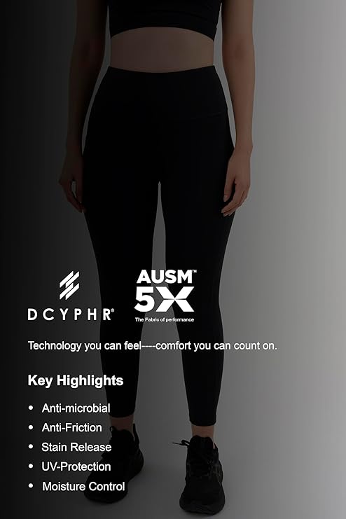 DCYPHR Women's AUSM5X™ High-Rise Pants- Dark Night