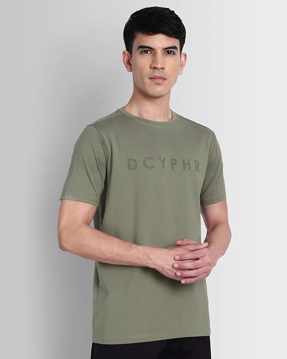 DCYPHR Essentials Stretch Brand Tee- Mud