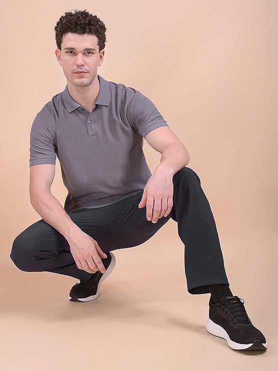 DCYPHR Men's Mono Flex Track Pant- Charcoal