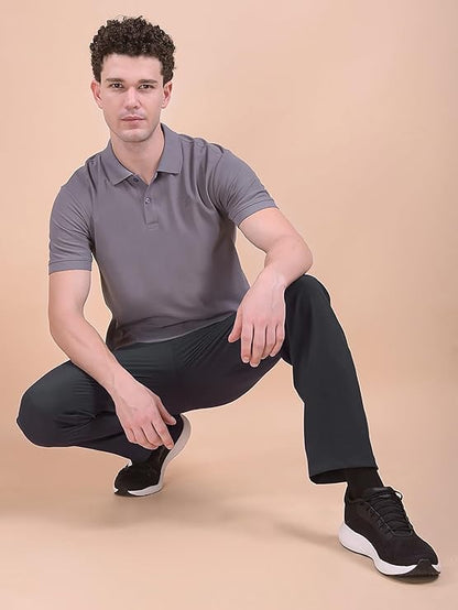 DCYPHR Men's Mono Flex Track Pant- Charcoal