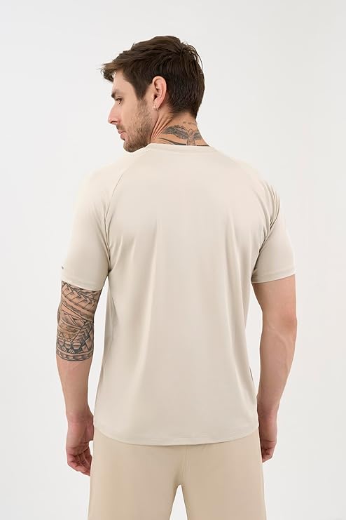 DCYPHR Men's AUSM5X™ Crewneck Tee- Ivory Mist