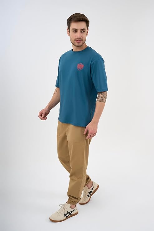 DCYPHR Discovery Men's Orangutan Graphic Tee-Deep Teal