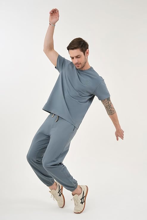 DCYPHR Discovery Men's Lounge Explorer Joggers- Dark Cloud